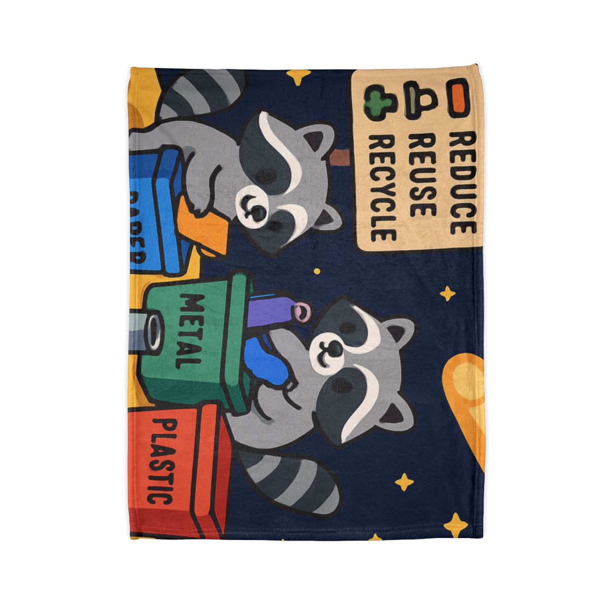 Comet Tail Recycling Rangers stylish throw blankets