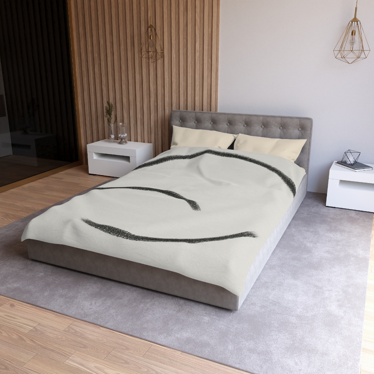 Concentric Arc Interval trendy bedroom duvets