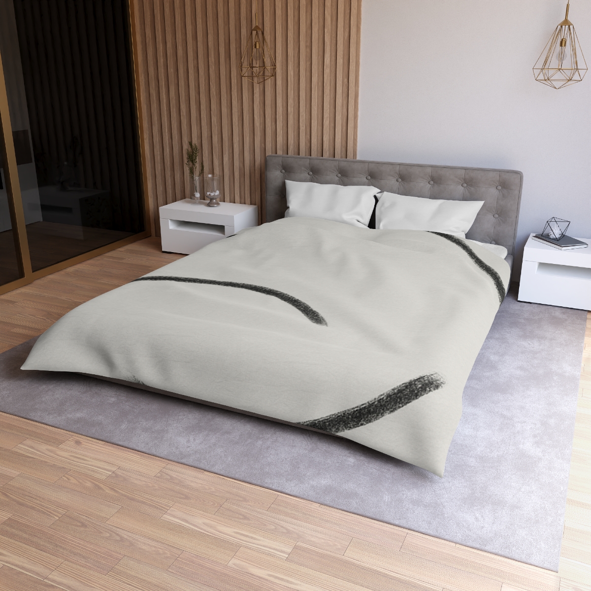 Concentric Arc Interval trendy bedroom duvets
