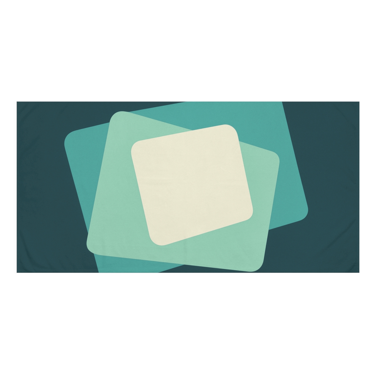 Concentric Orbit Blocks personalized bath towels