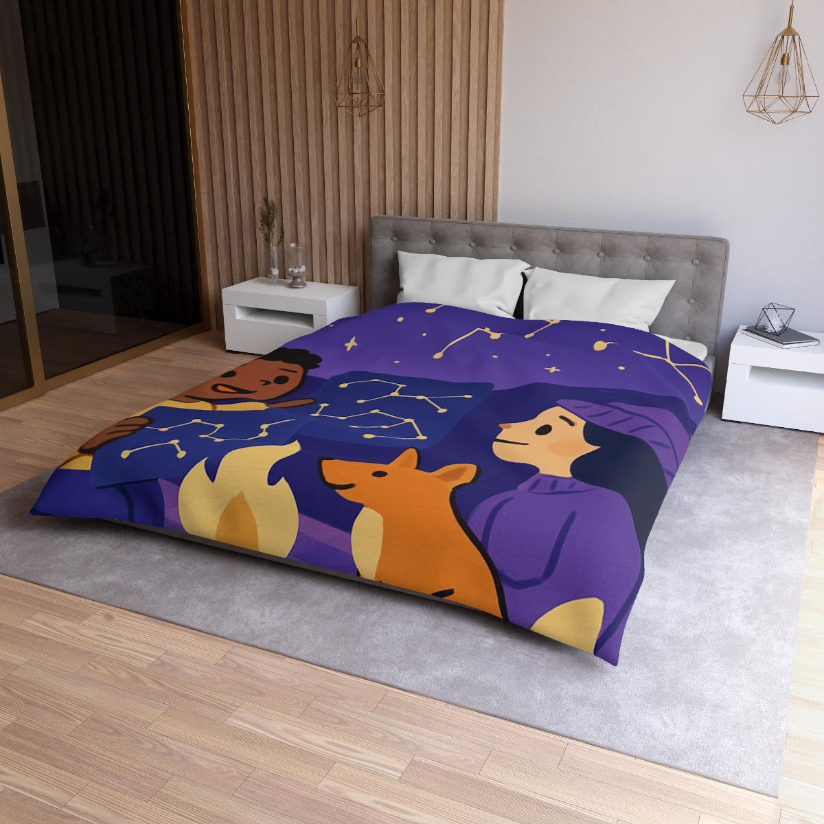 Constellation Camping soft comforter duvets
