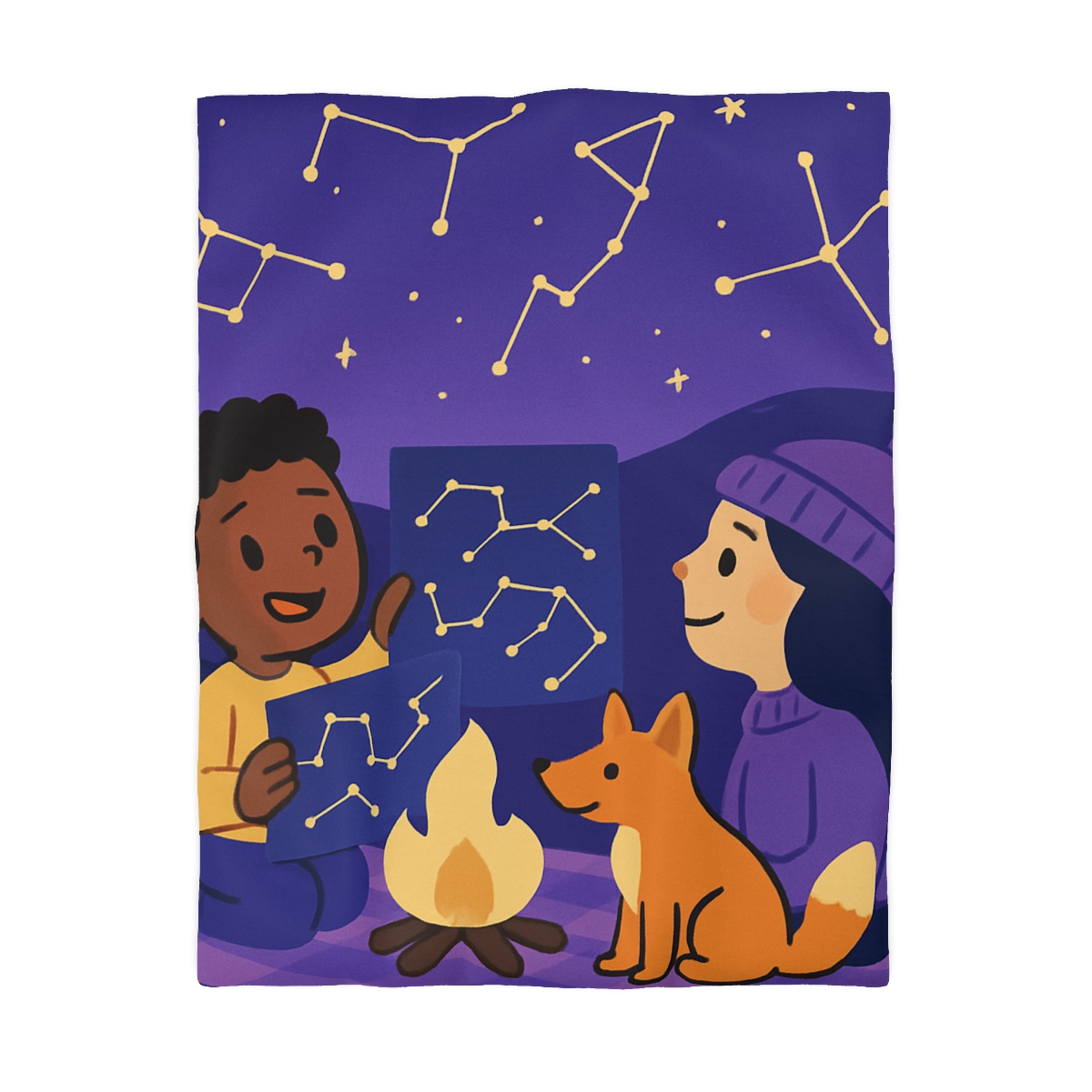 Constellation Camping soft comforter duvets