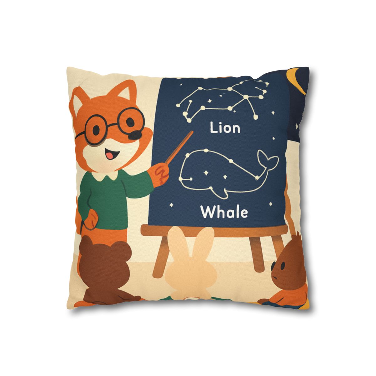Constellation Classroom Fox trendy patterned pillow cases