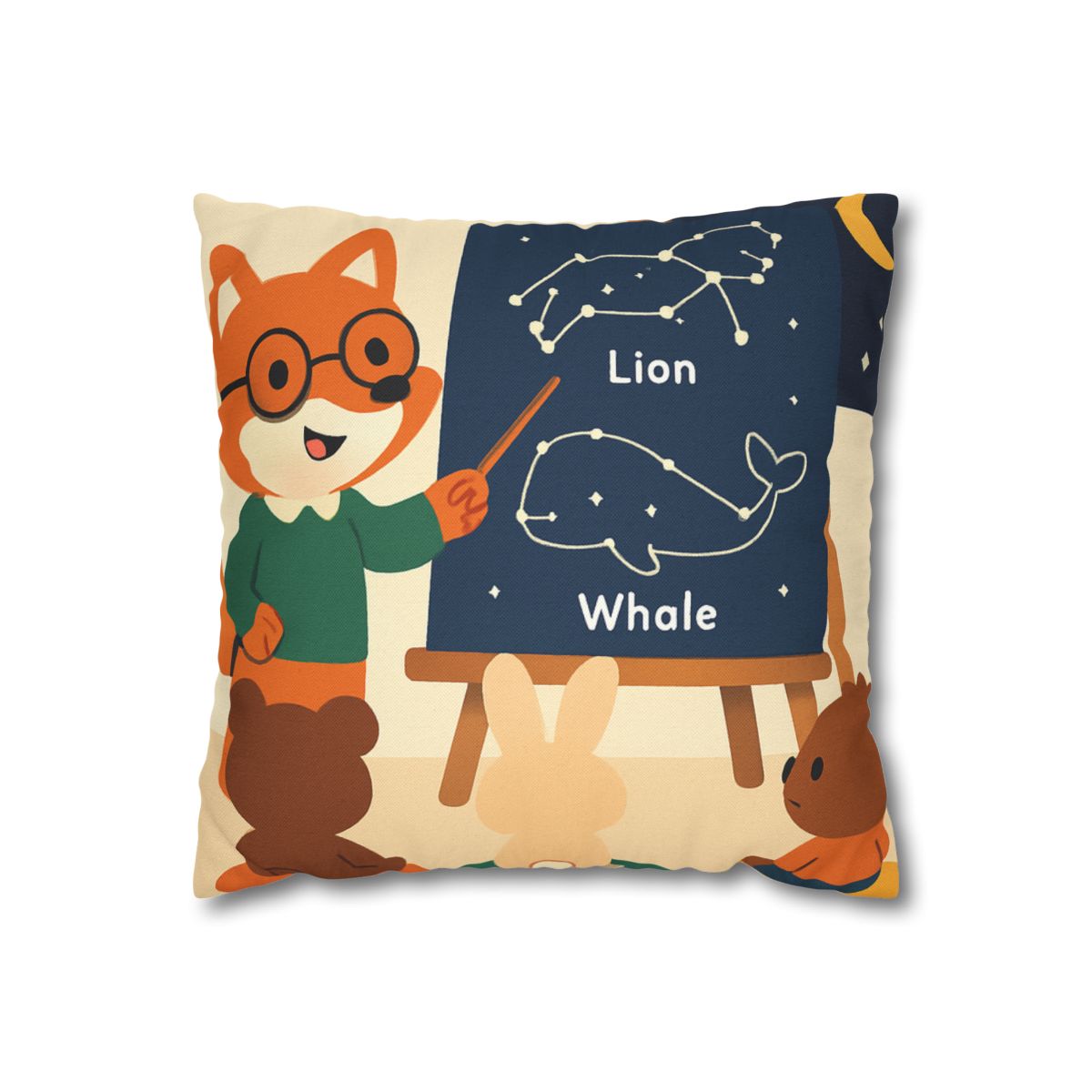 Constellation Classroom Fox trendy patterned pillow cases