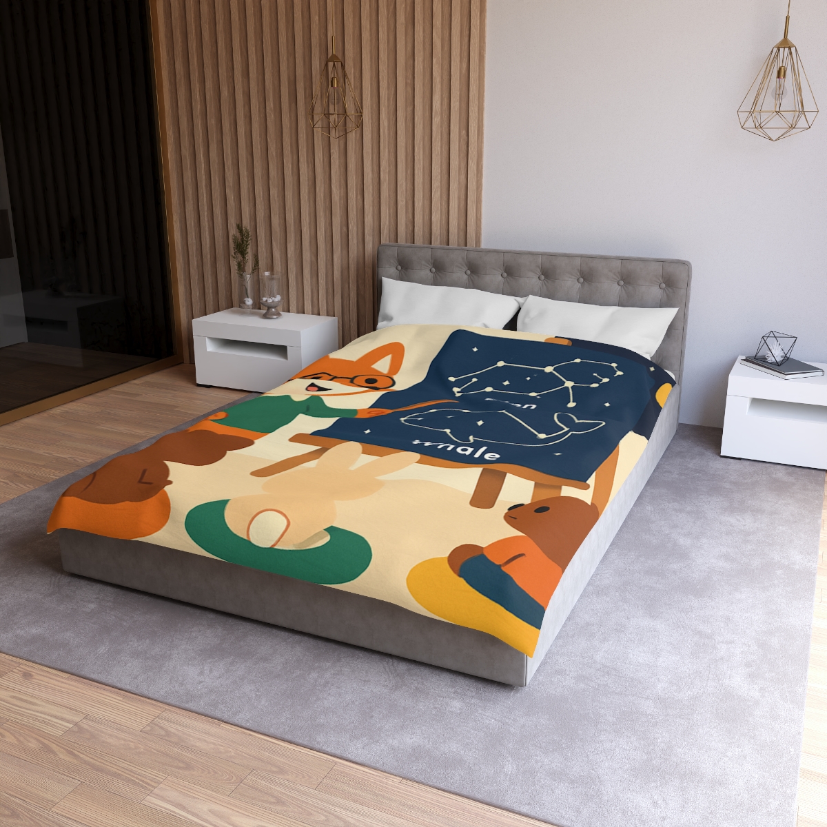 Constellation Classroom Fox stylish duvet covers
