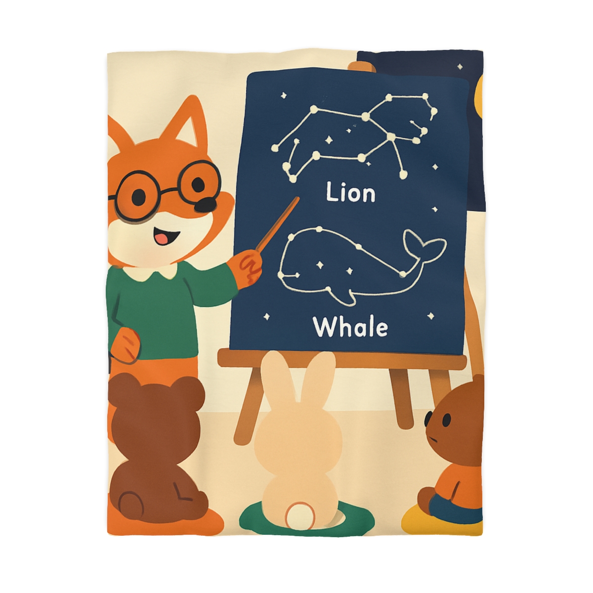 Constellation Classroom Fox stylish duvet covers