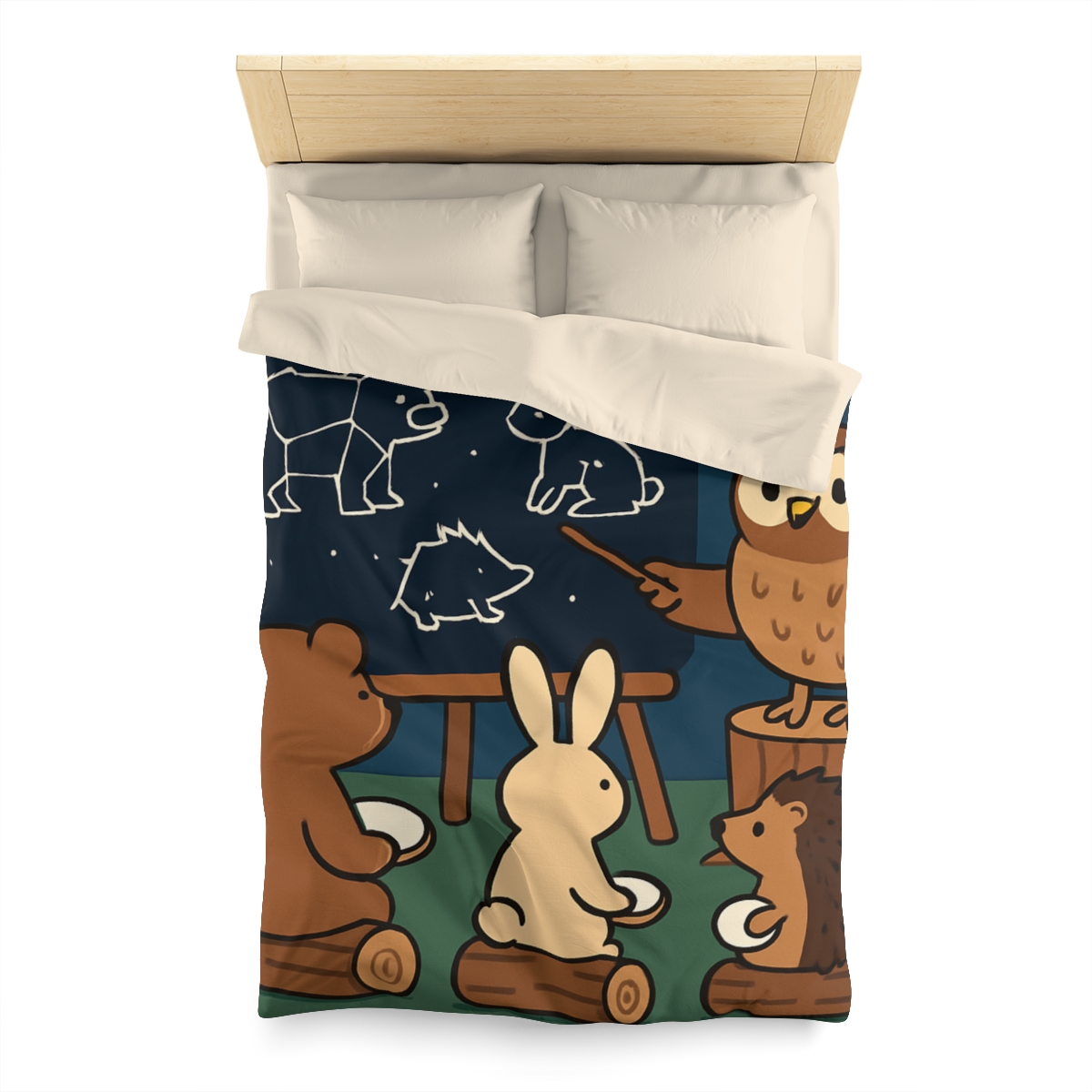Constellation Classroom Of Forest Animals soft comforter duvets