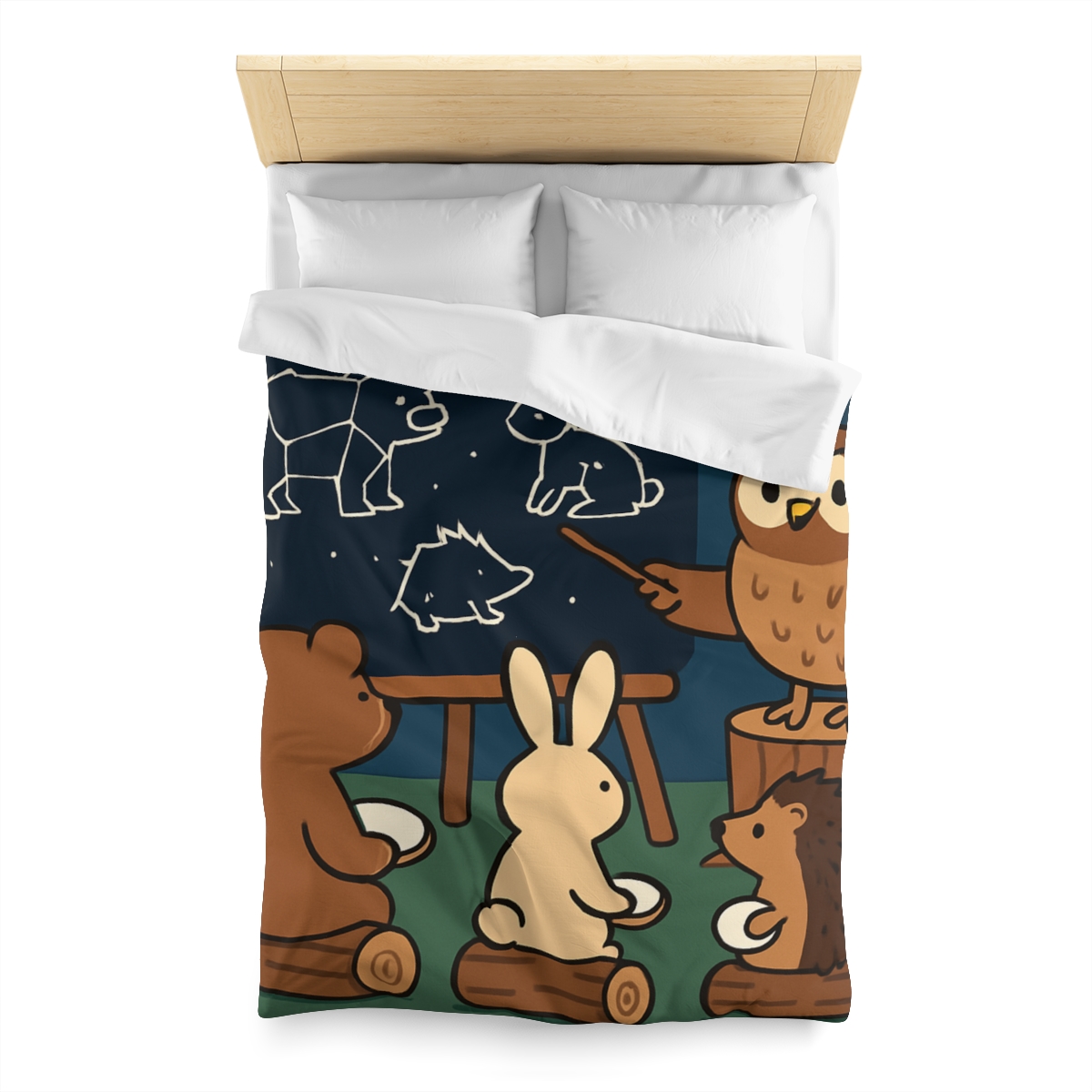 Constellation Classroom Of Forest Animals soft comforter duvets
