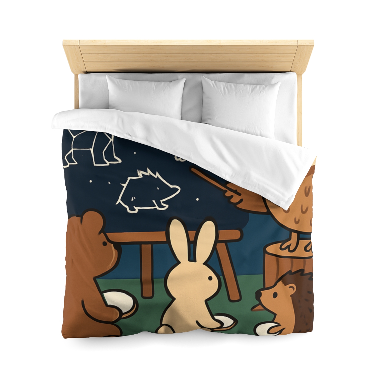 Constellation Classroom Of Forest Animals soft comforter duvets