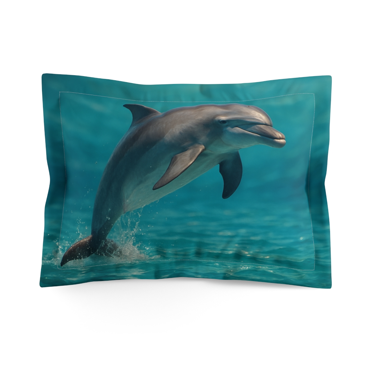 Coral Breeze Dolphin stylish throw pillows