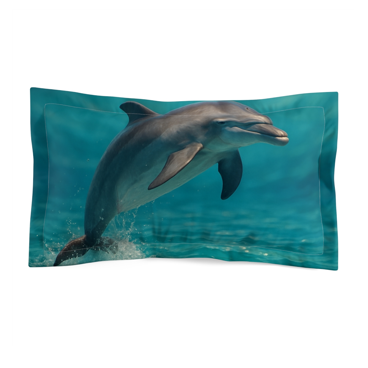 Coral Breeze Dolphin stylish throw pillows