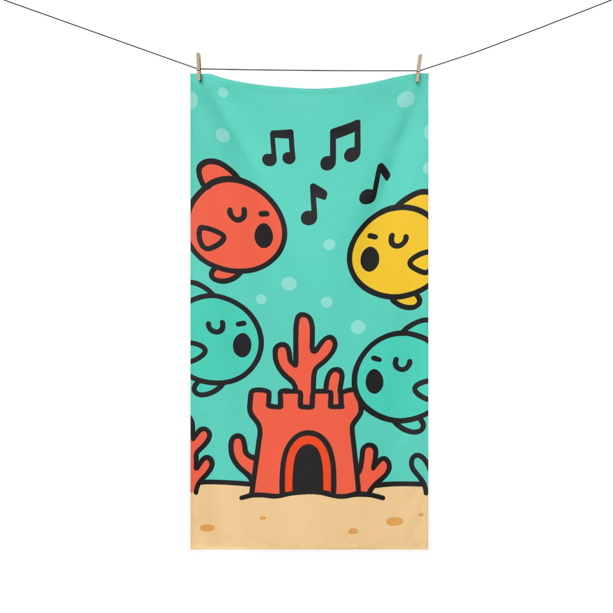 Coral Castle Choir decorative home towels