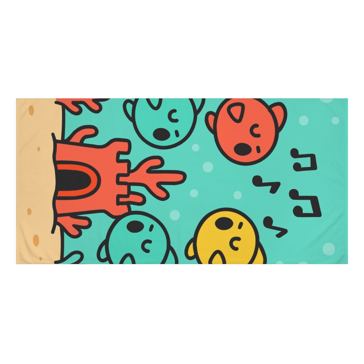 Coral Castle Choir decorative home towels