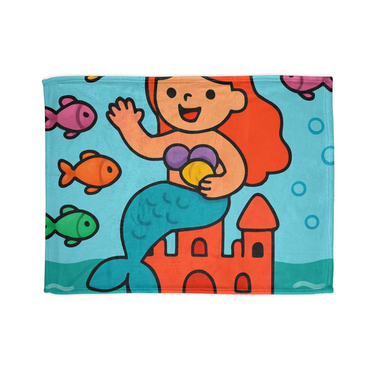 Coral Castle Mermaid warm winter blankets