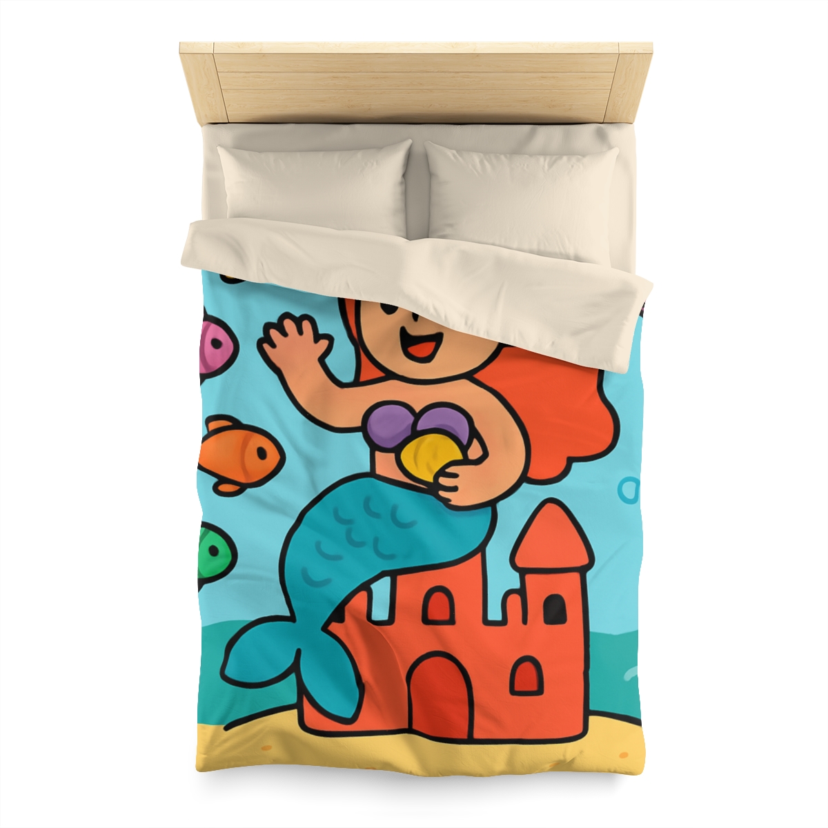 Coral Castle Mermaid trendy bedroom duvets