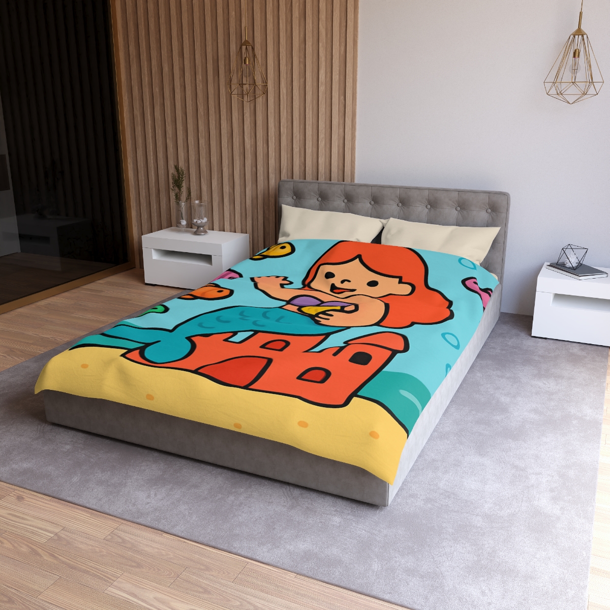 Coral Castle Mermaid trendy bedroom duvets