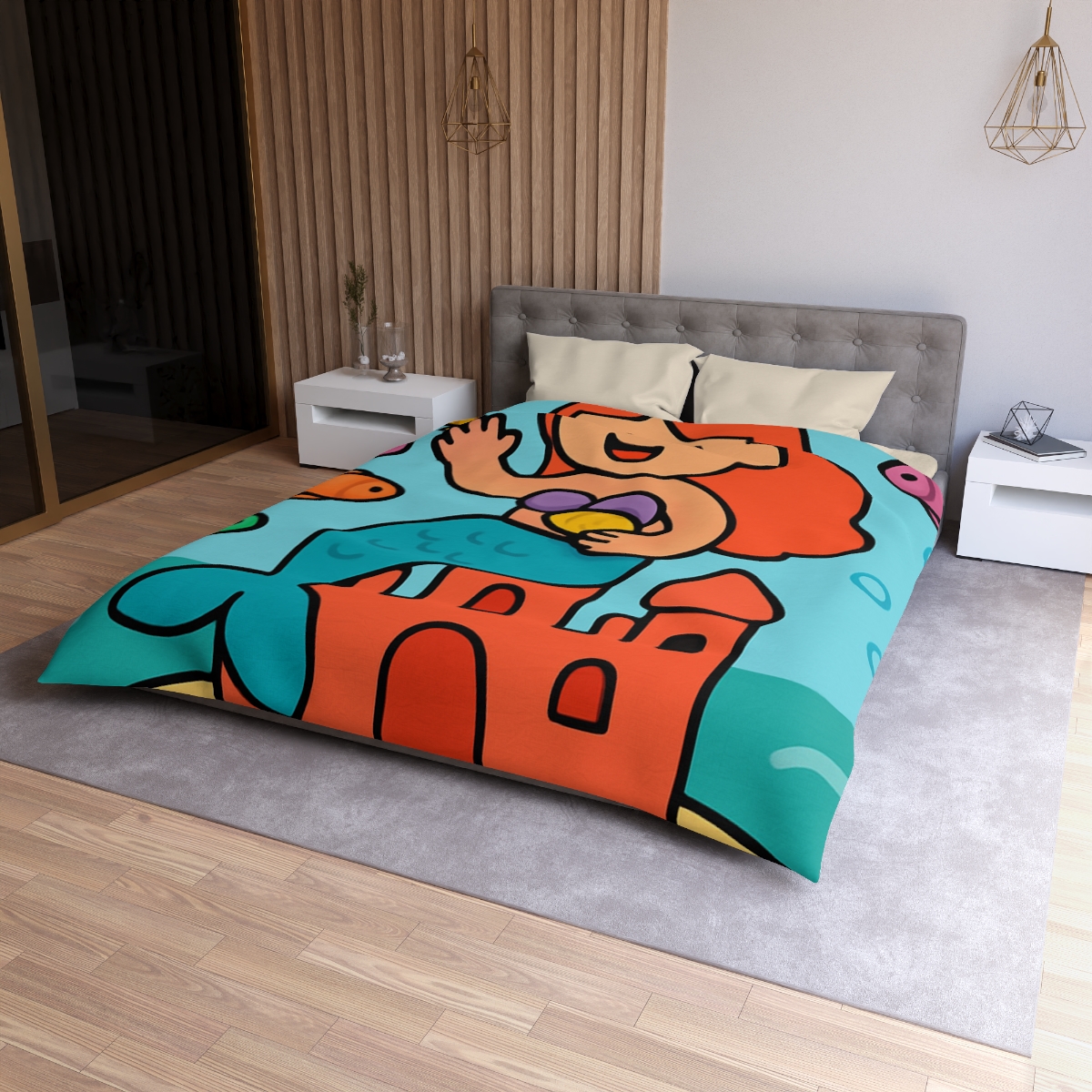 Coral Castle Mermaid trendy bedroom duvets