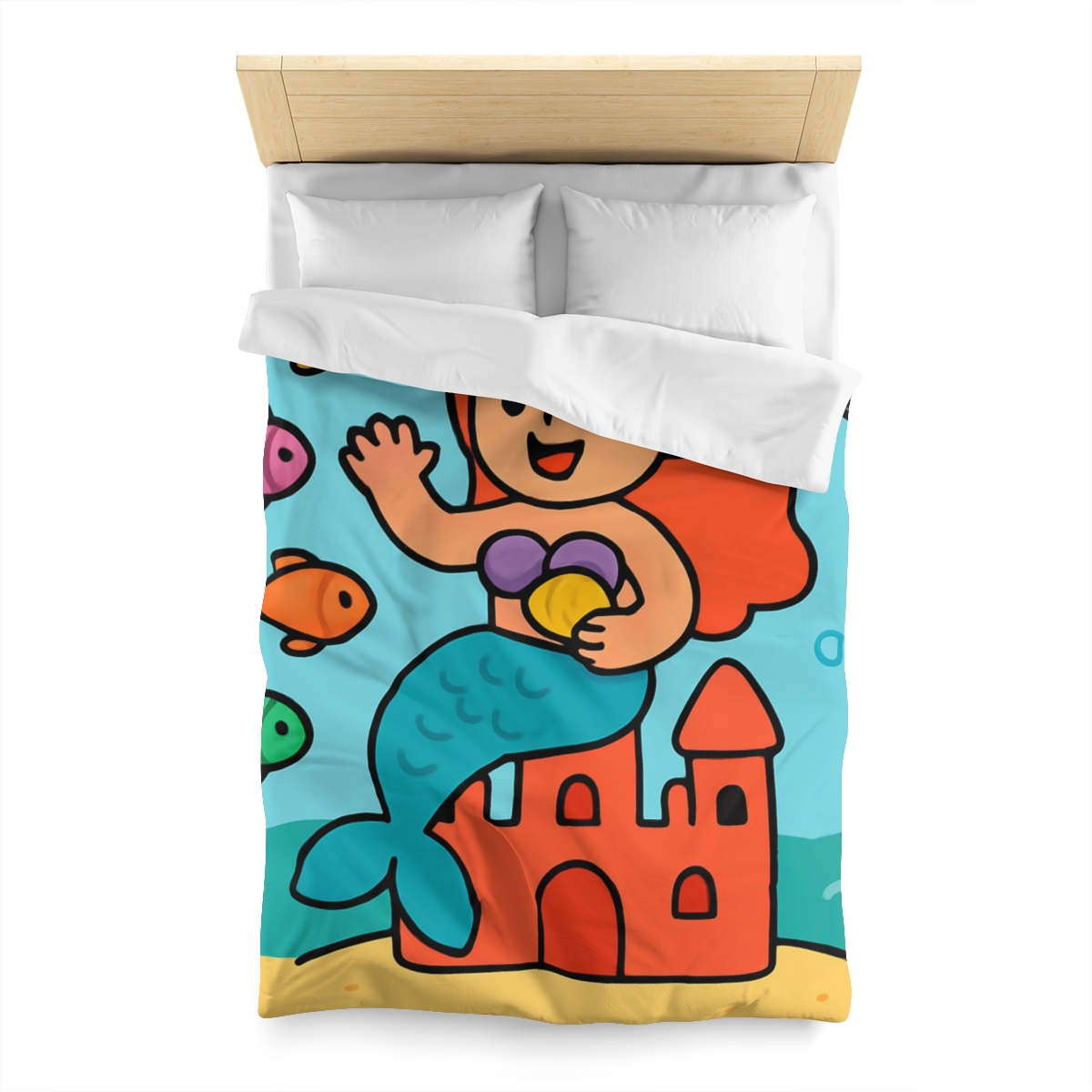 Coral Castle Mermaid trendy bedroom duvets