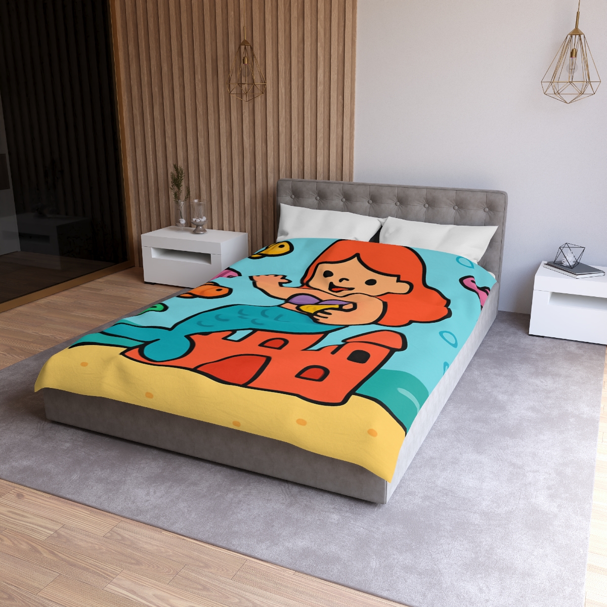 Coral Castle Mermaid trendy bedroom duvets