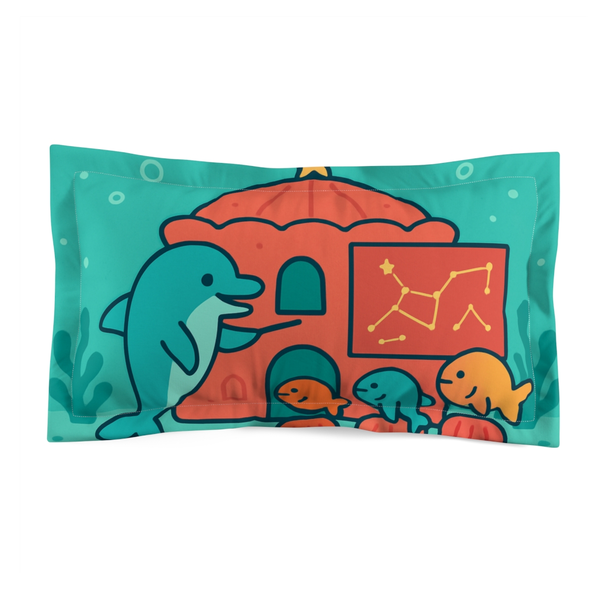 Coral Castle Planetarium Underwater unique shape pillows