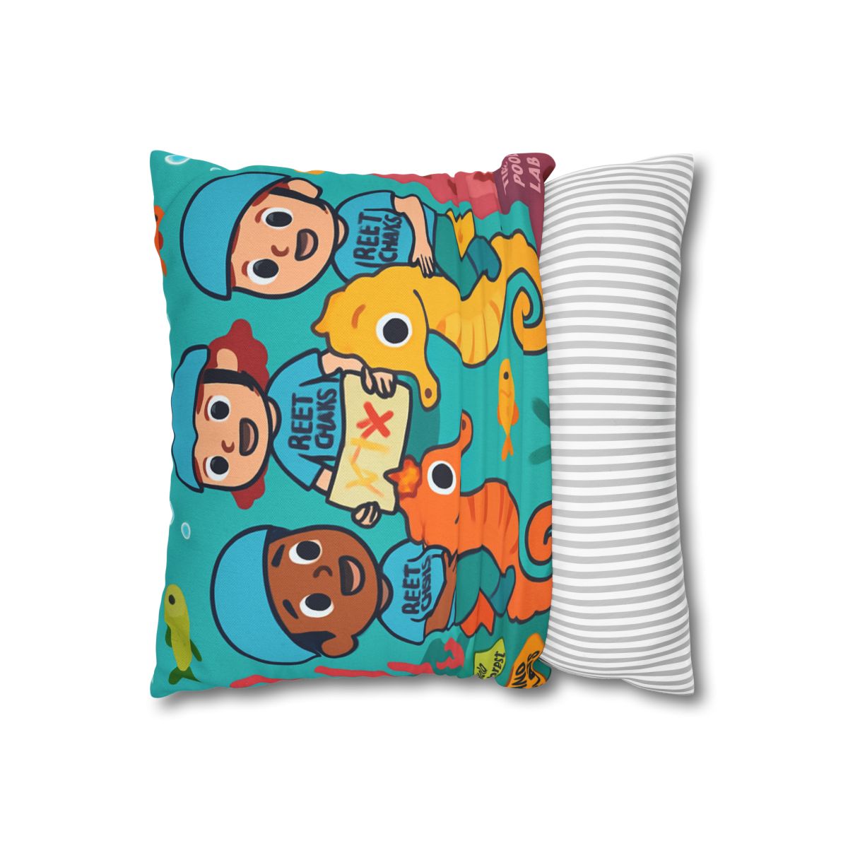 Coral City Map Of The Friendly Reef Rangers comfortable bedding pillow covers