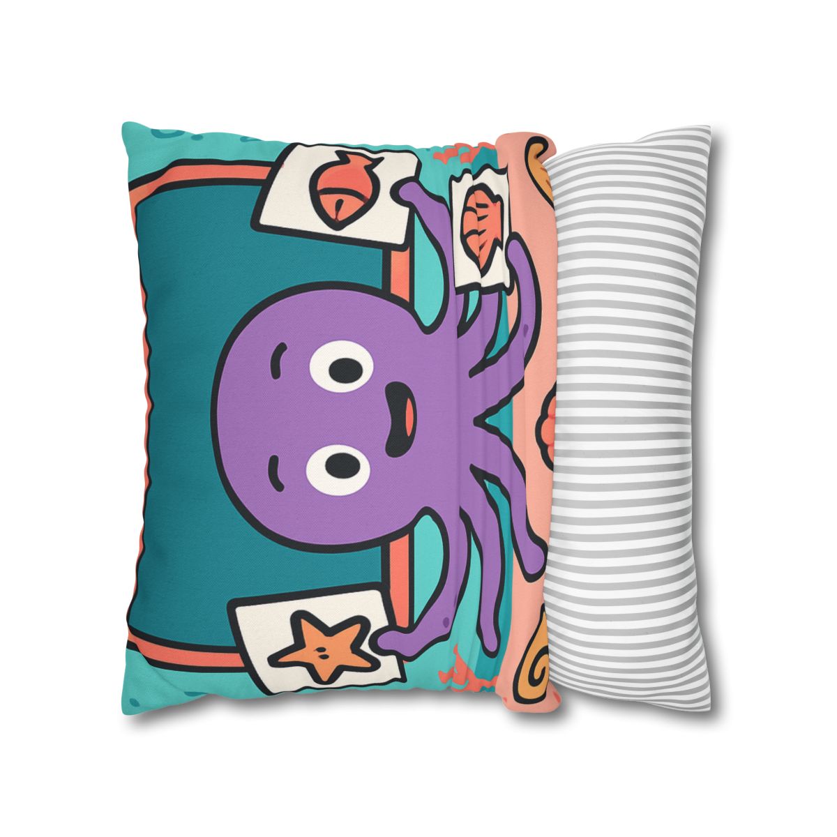 Coral Classroom Octopus comfortable bedding pillow covers