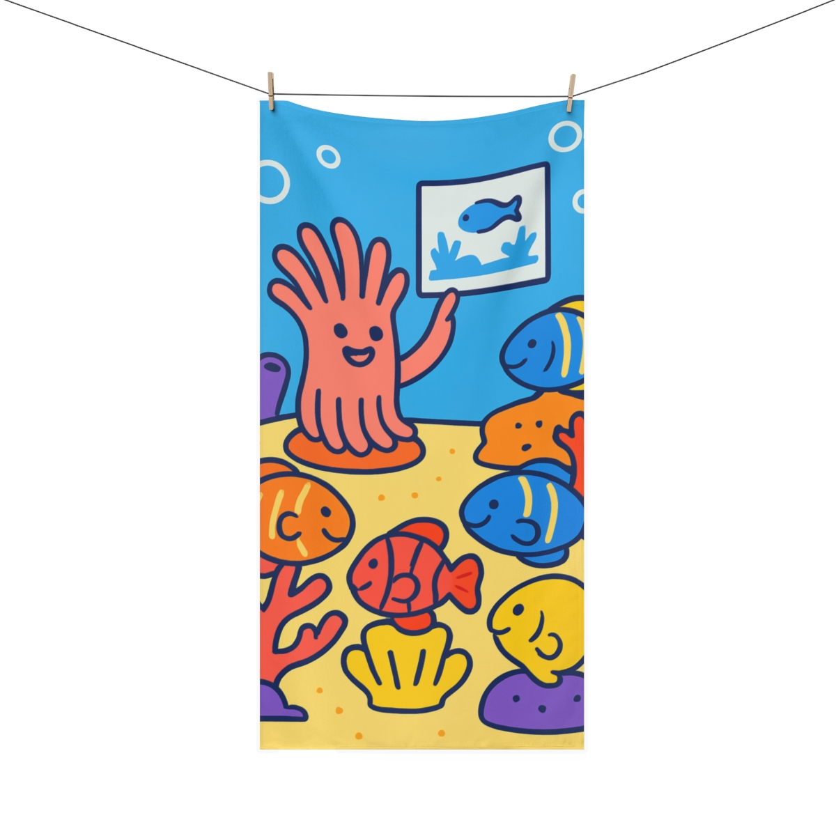 Coral Classroom Reef stylish beach towels
