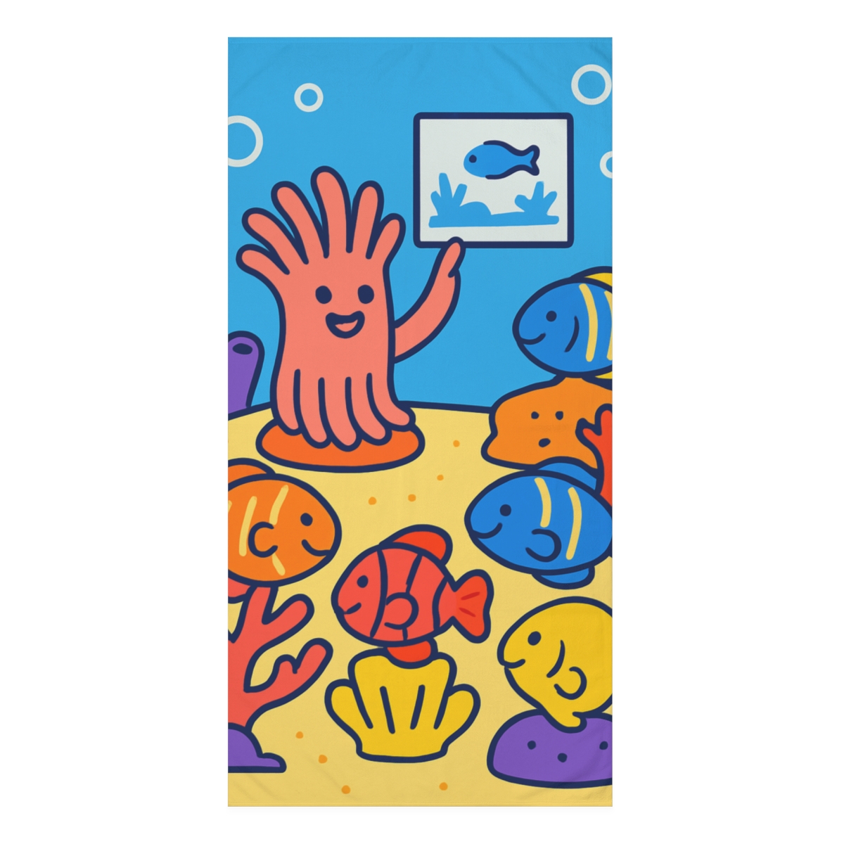 Coral Classroom Reef stylish beach towels