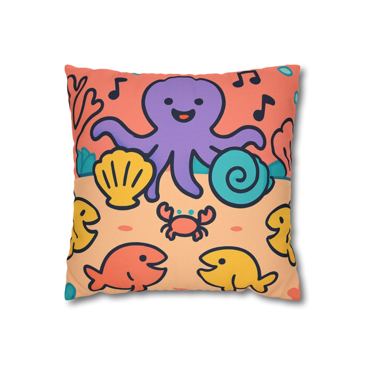 Coral Concert Undersea custom pillow cases