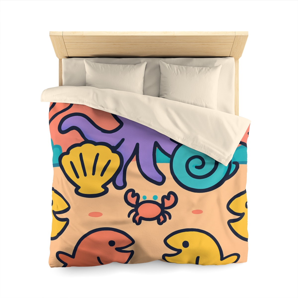 Coral Concert Undersea unique patterned duvets