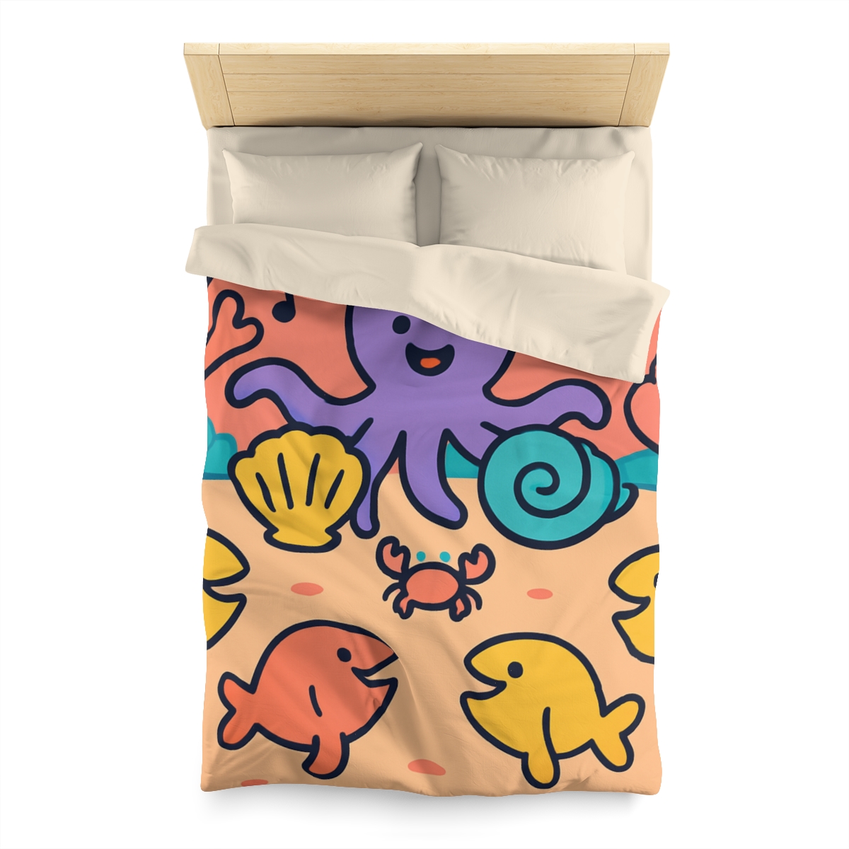 Coral Concert Undersea unique patterned duvets