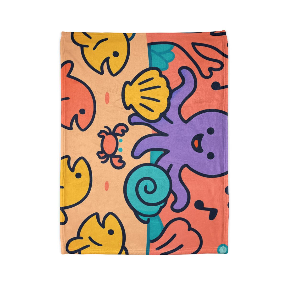 Coral Concert Undersea personalized cozy blankets