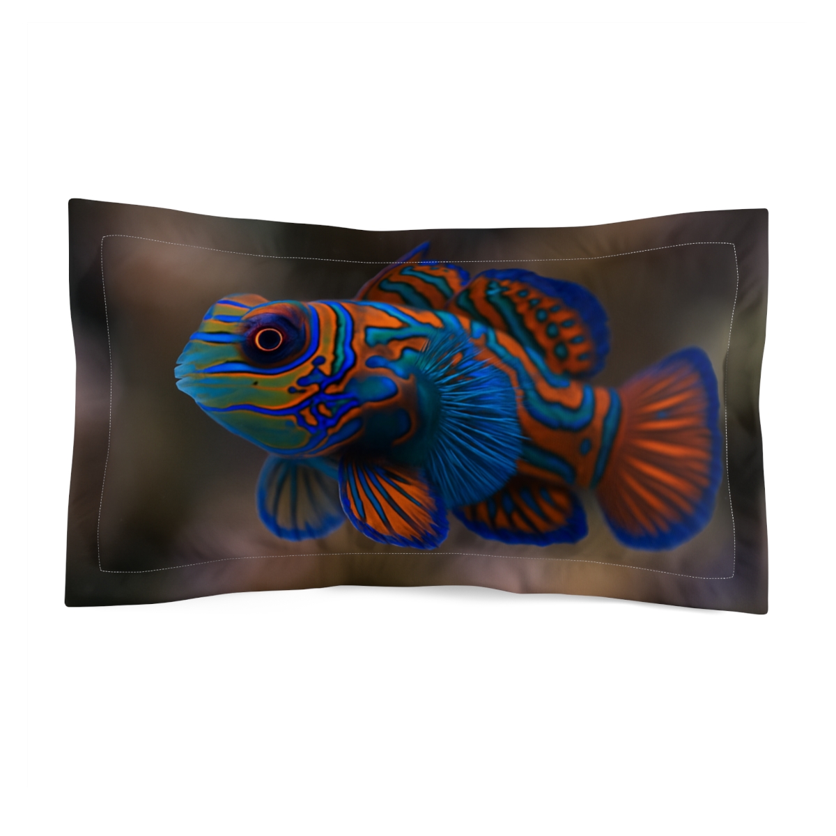 Coral Gleam Mandarinfish trendy accent pillows