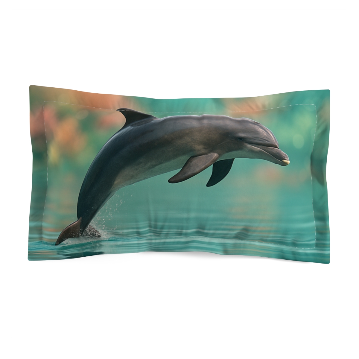 Coral Grace Dolphin custom pillows