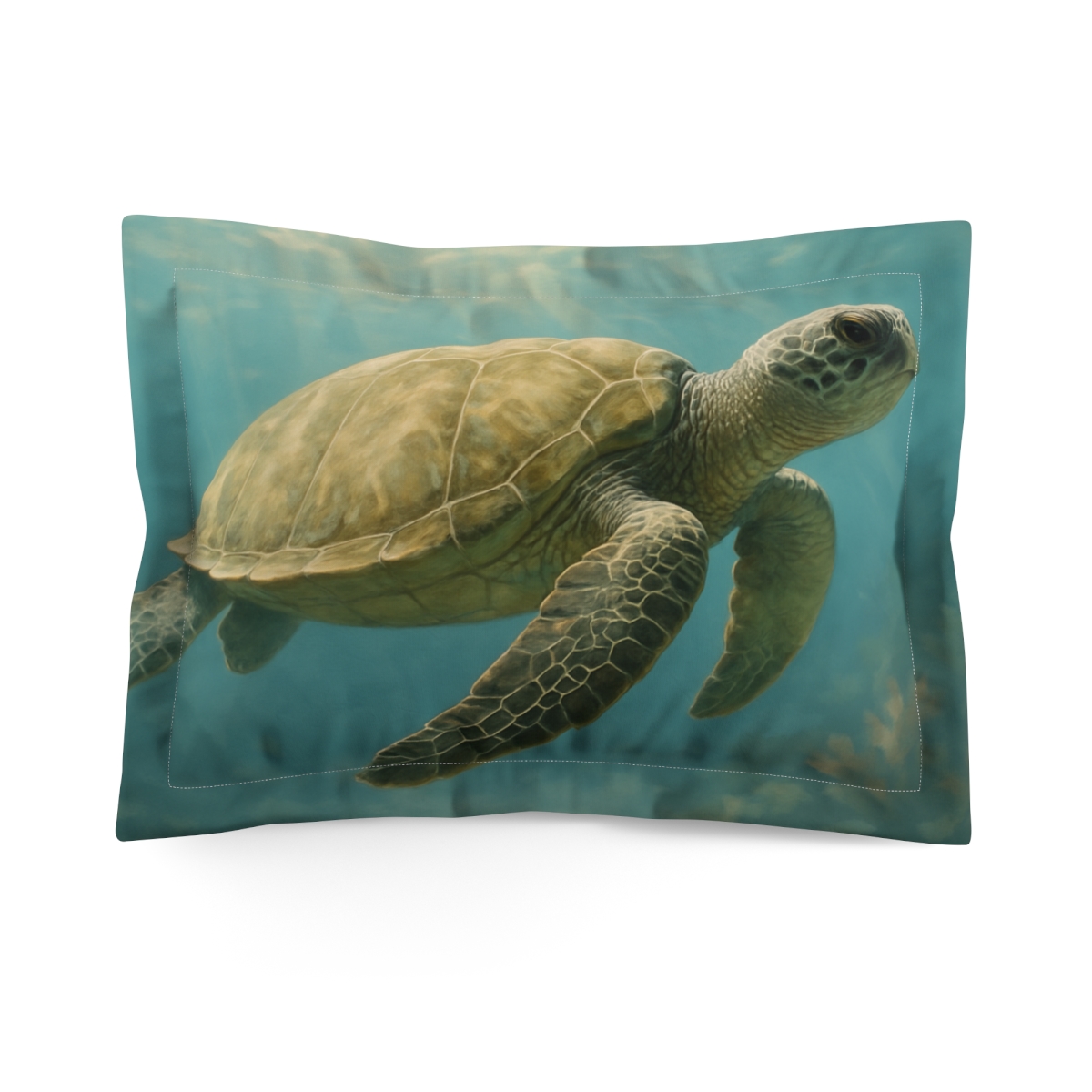 Coral Grace Sea Turtle comfortable bed pillows