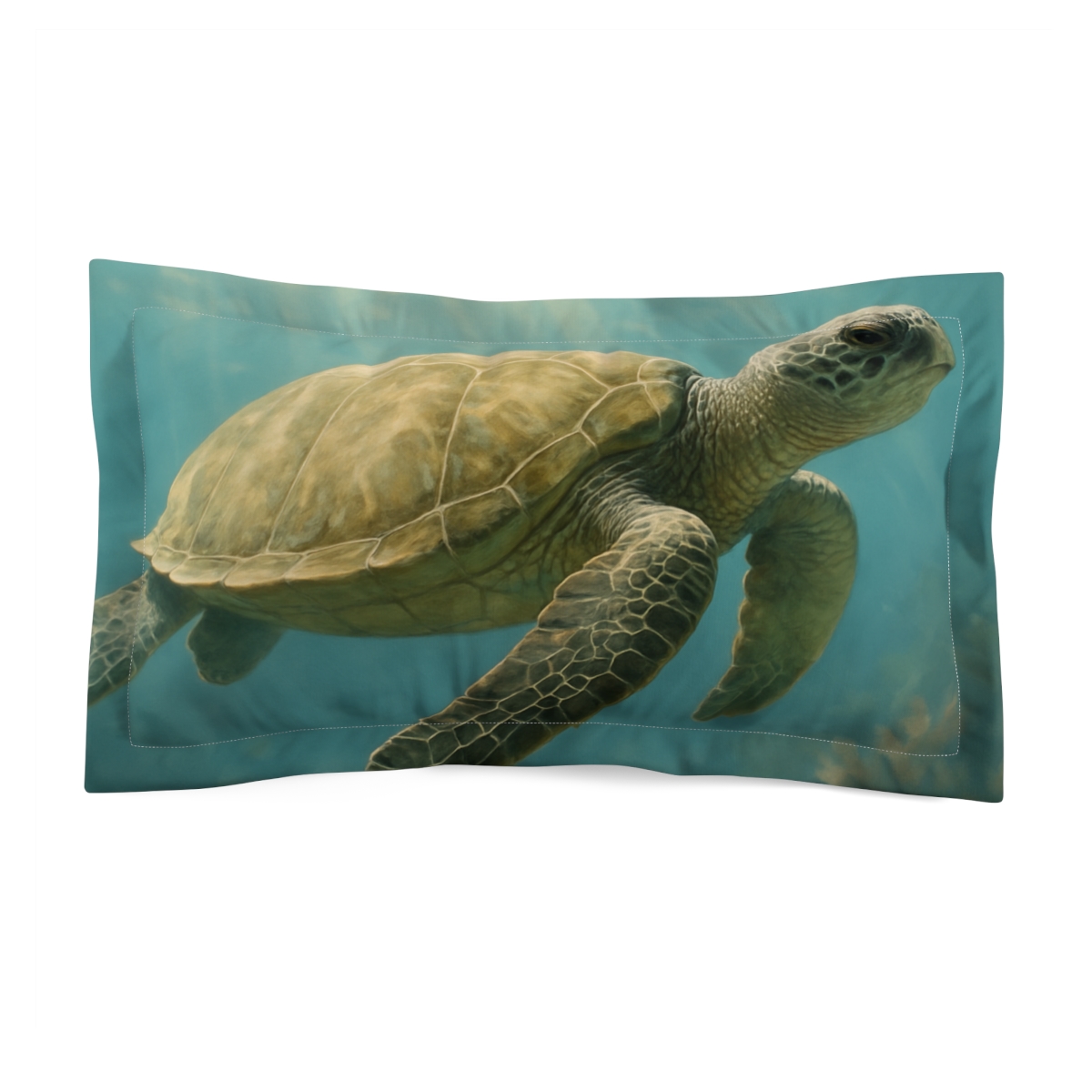 Coral Grace Sea Turtle comfortable bed pillows