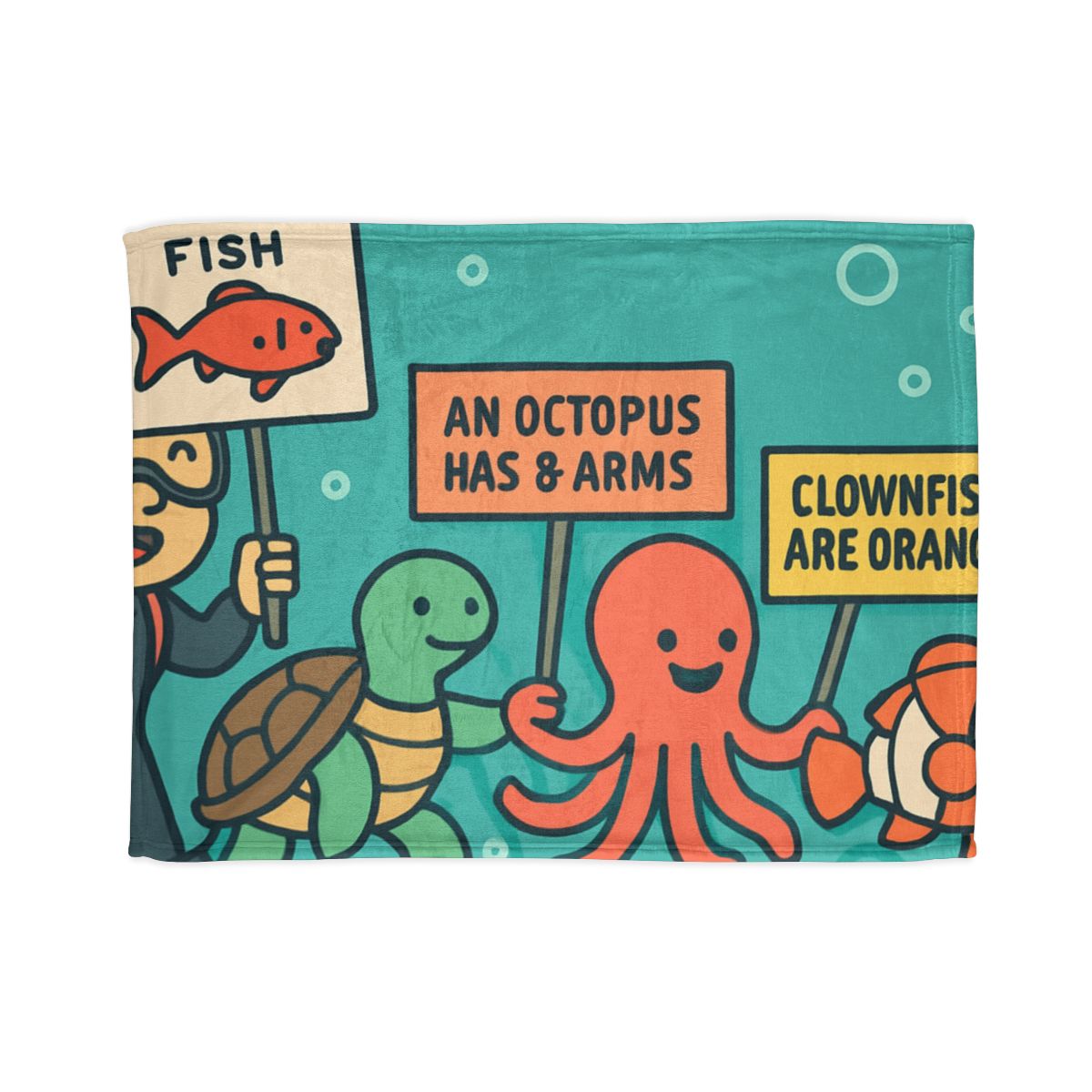 Coral Kingdom Science Parade custom blankets