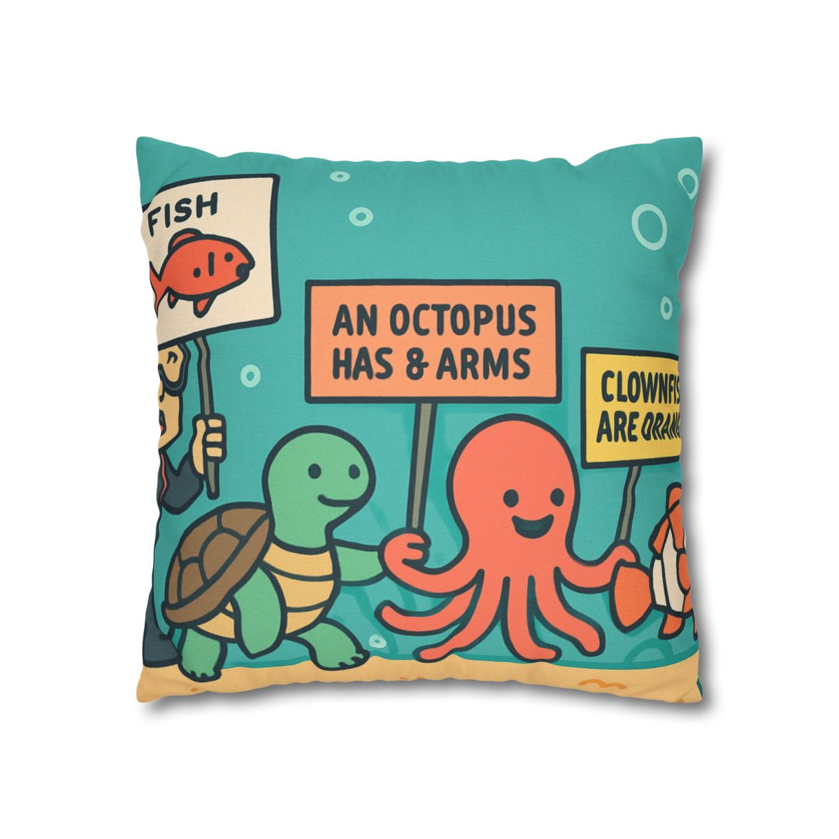 Coral Kingdom Science Parade custom pillow cases