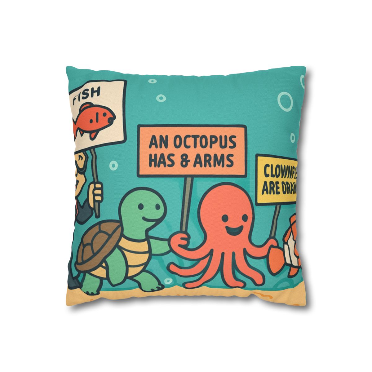 Coral Kingdom Science Parade custom pillow cases