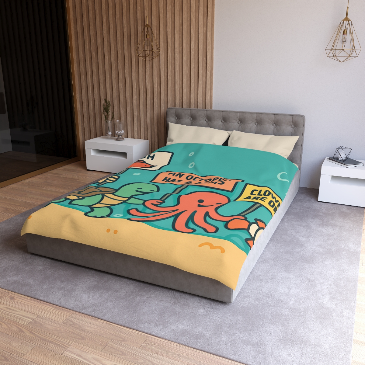 Coral Kingdom Science Parade warm winter duvets