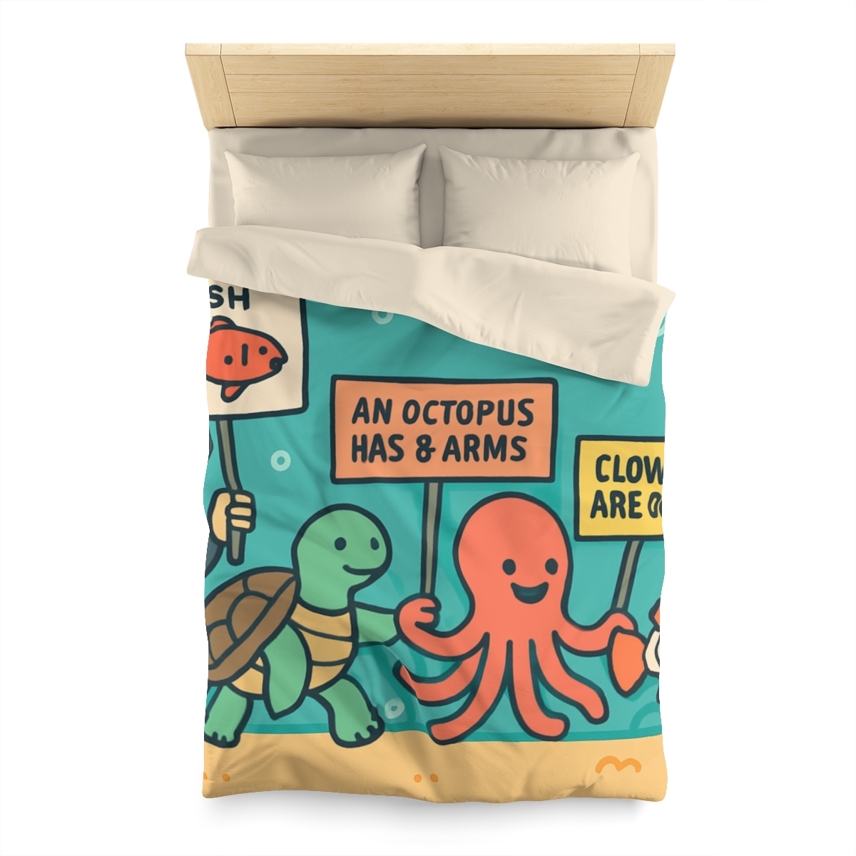 Coral Kingdom Science Parade warm winter duvets