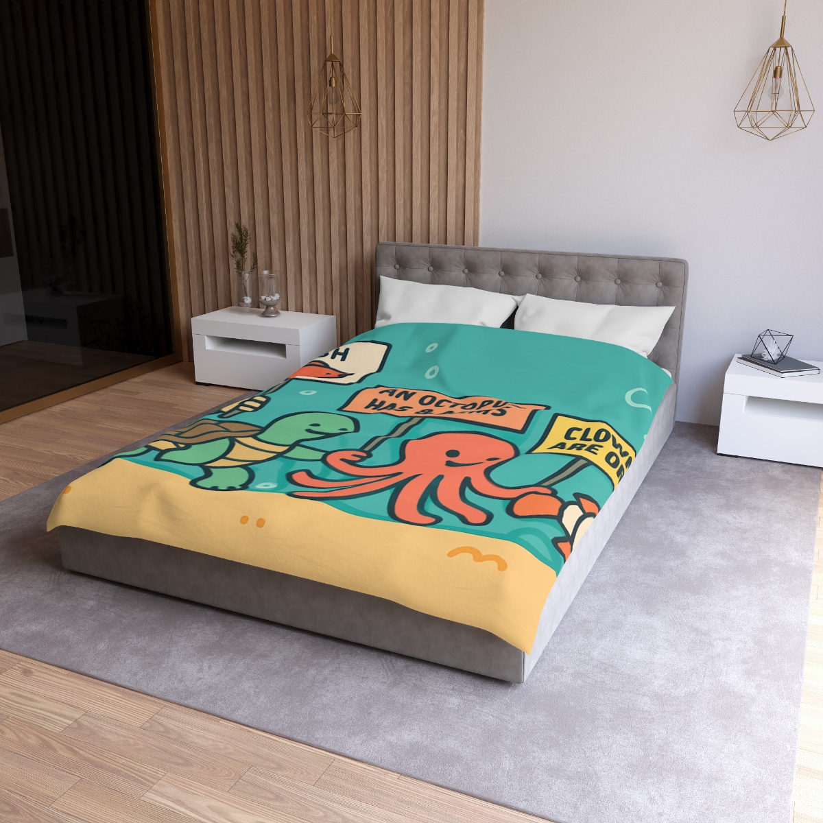 Coral Kingdom Science Parade warm winter duvets