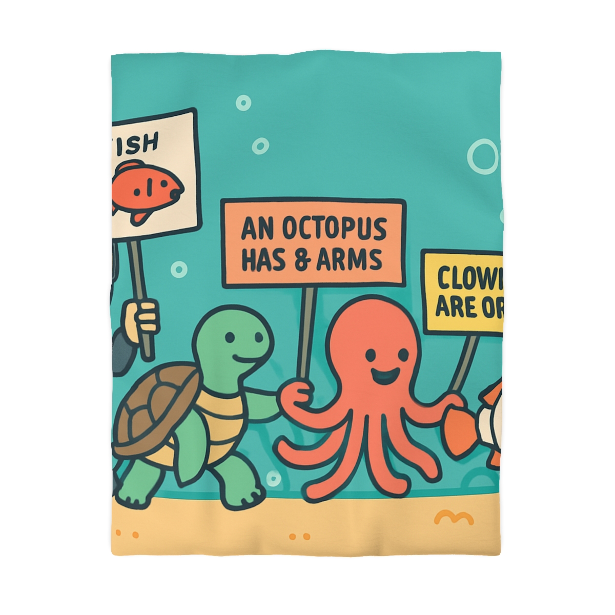 Coral Kingdom Science Parade warm winter duvets