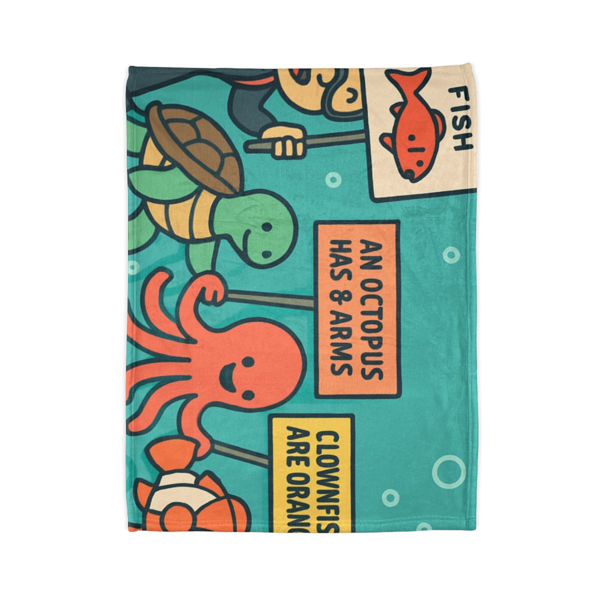 Coral Kingdom Science Parade custom blankets