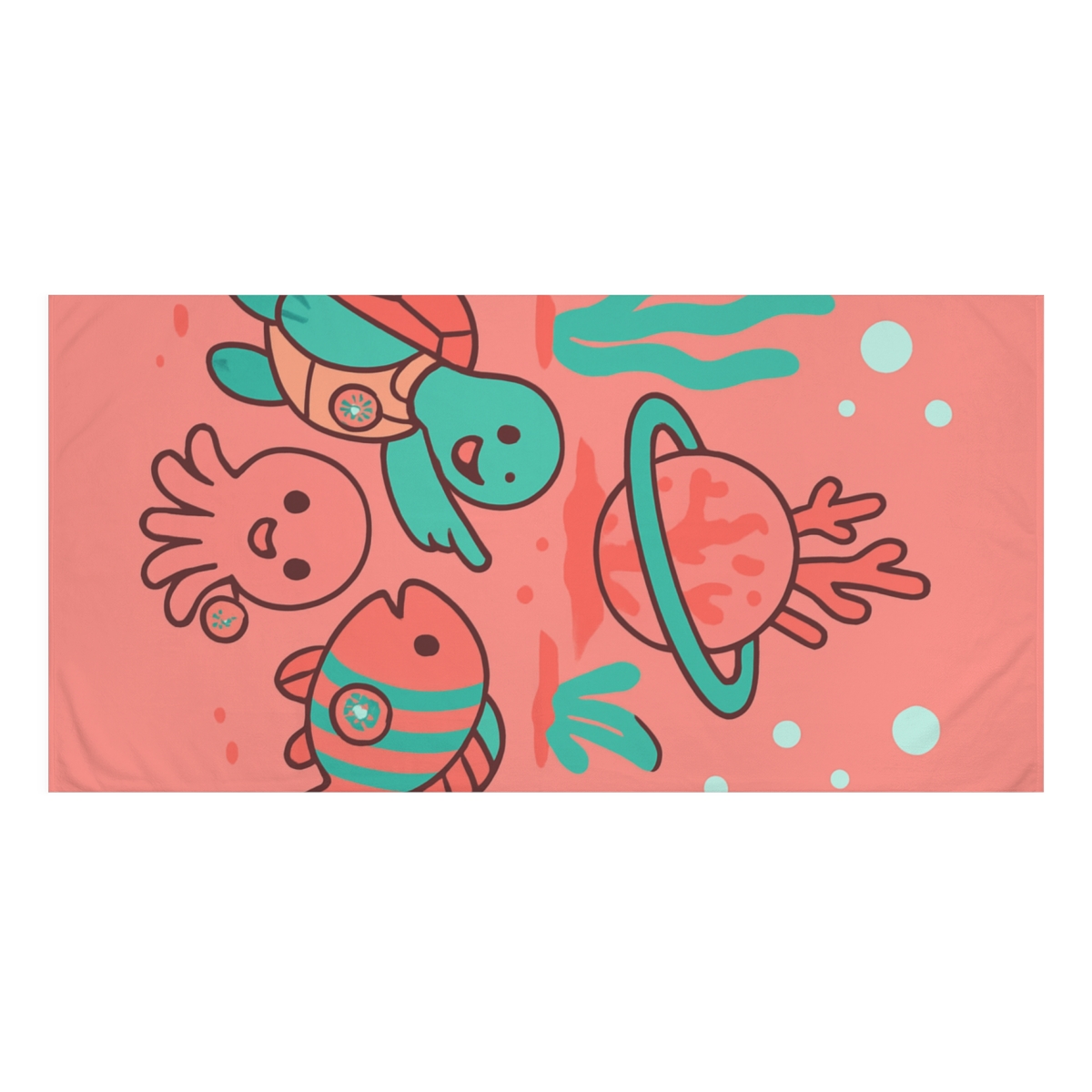 Coral Planet Reef Rangers decorative home towels