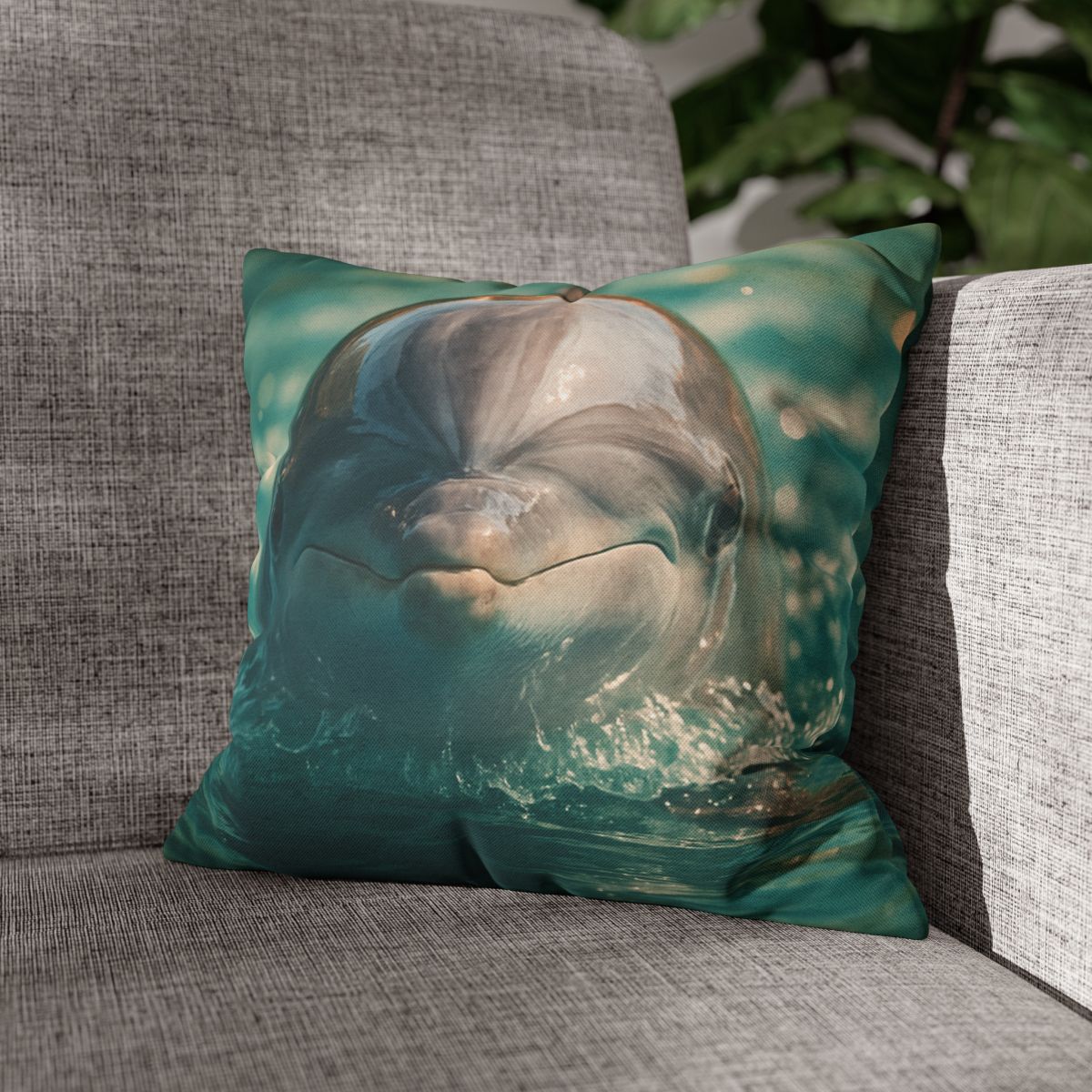 Coral Realm Dolphin comfortable bedding pillow covers
