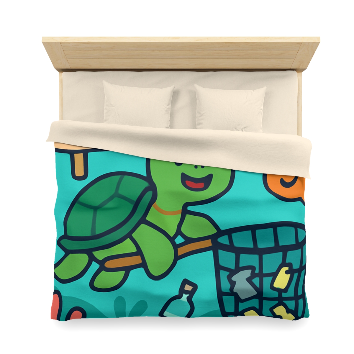 Coral Reef Clean Up Crew warm winter duvets