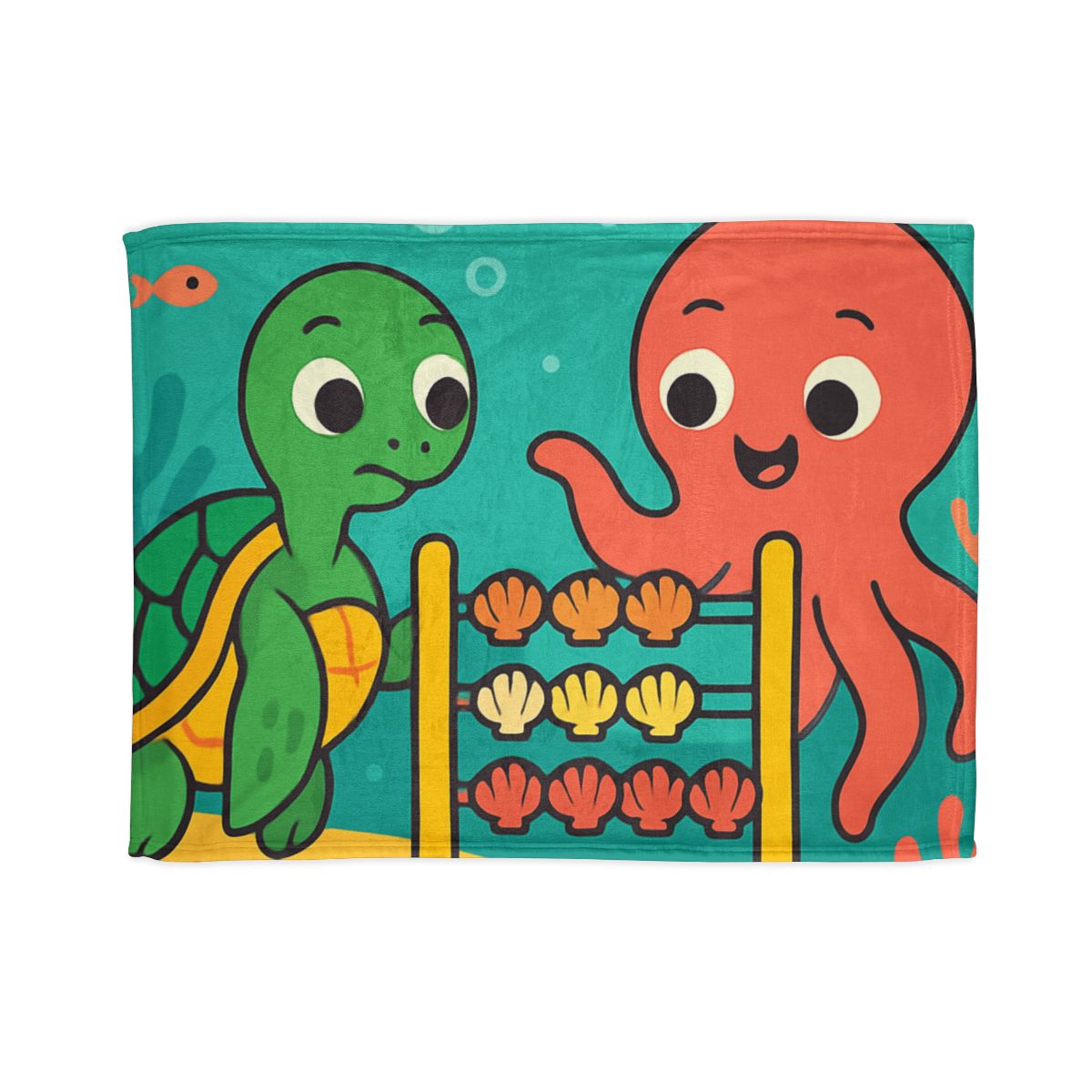Coral Reef Codebreakers soft fleece blankets