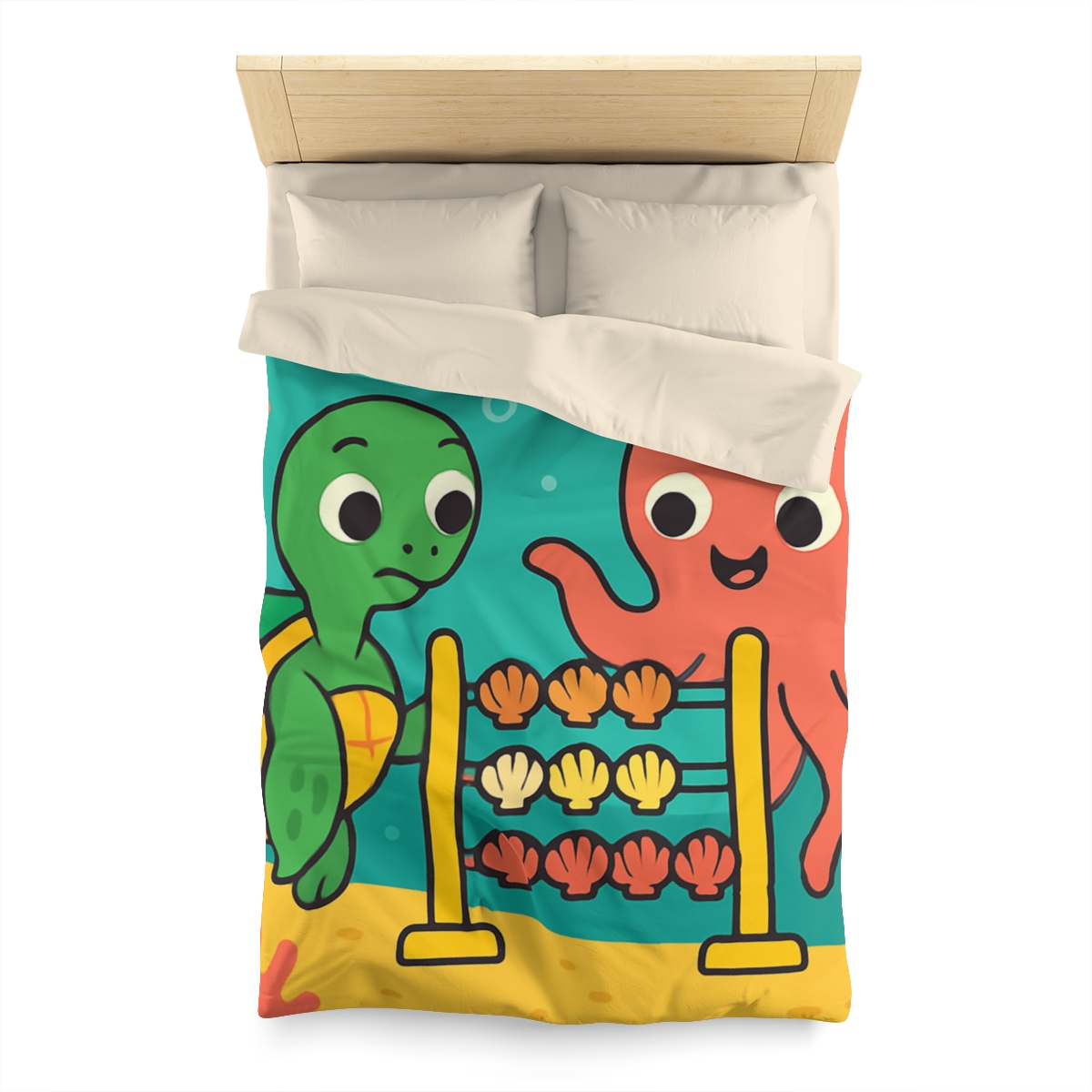 Coral Reef Codebreakers designer printed duvets