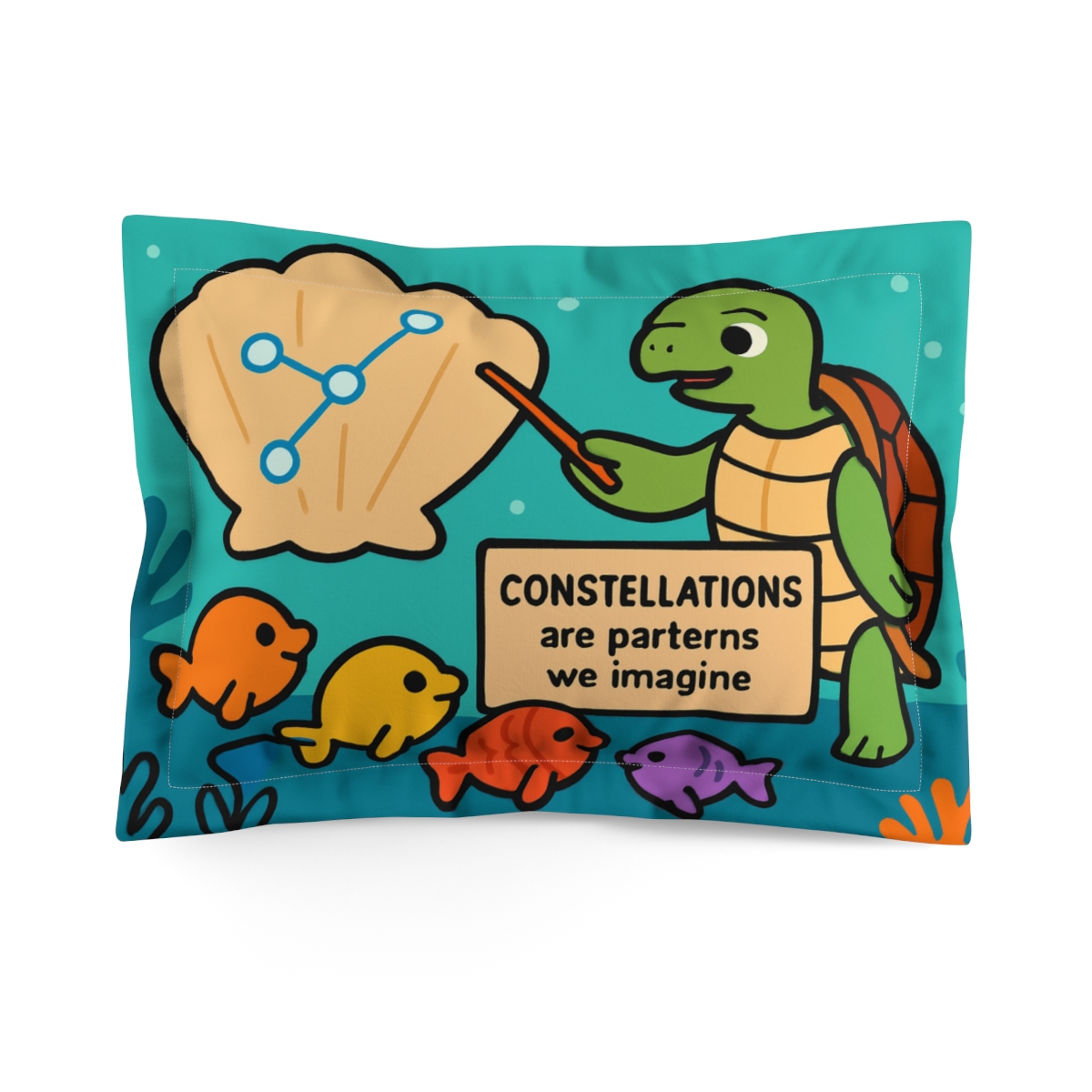 Coral Reef Constellation Classroom trendy accent pillows